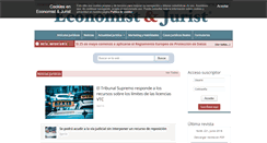 Desktop Screenshot of economistjurist.es