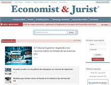 Tablet Screenshot of economistjurist.es